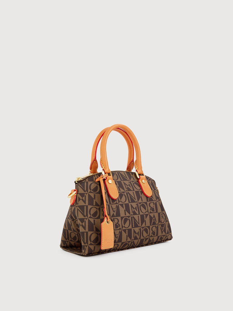 Monogram Small Satchel Bag - BONIA