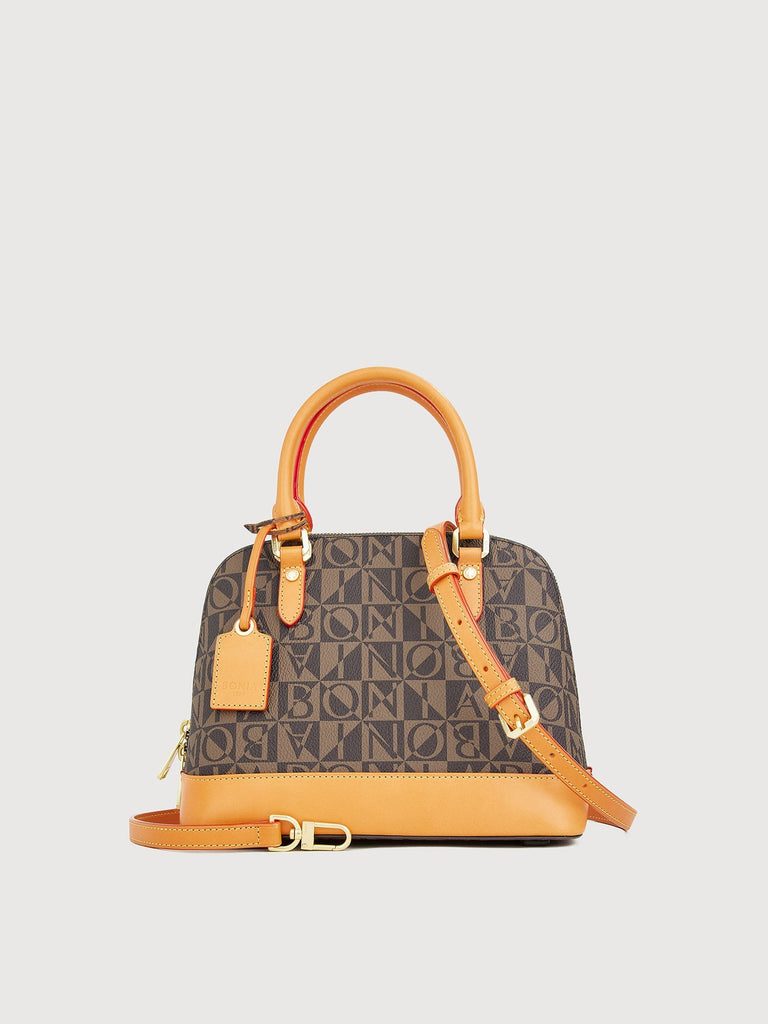 Monogram Small Satchel Bag - BONIA