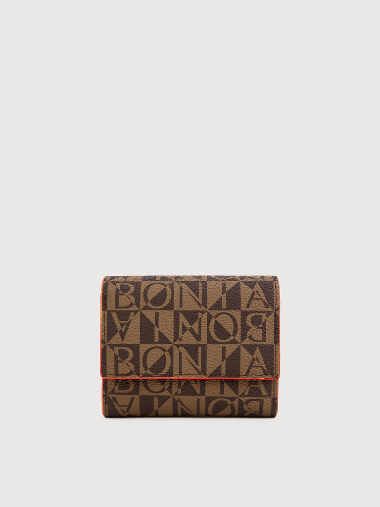 Monogram Trifold Short Wallet - BONIA