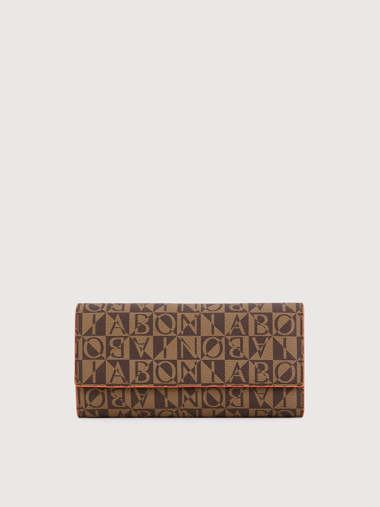 Monogram Women's Trifold Long Wallet - BONIA