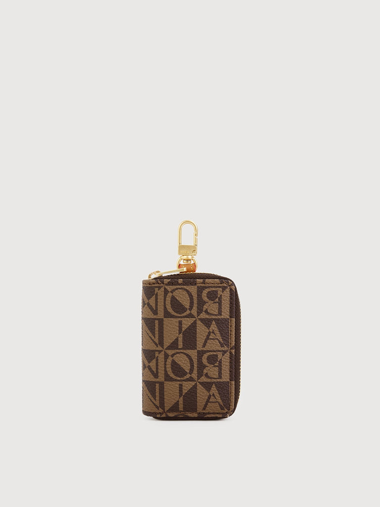 Monogram Zipped Key Pouch - BONIA