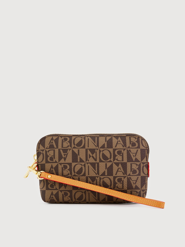 Monogram Zipper Pouch - BONIA