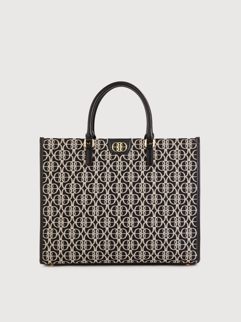 Nadia Large Monogram Tote Bag BONIA International