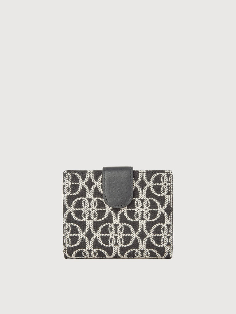 Nadia Monogram 2 Fold Short Wallet - BONIA