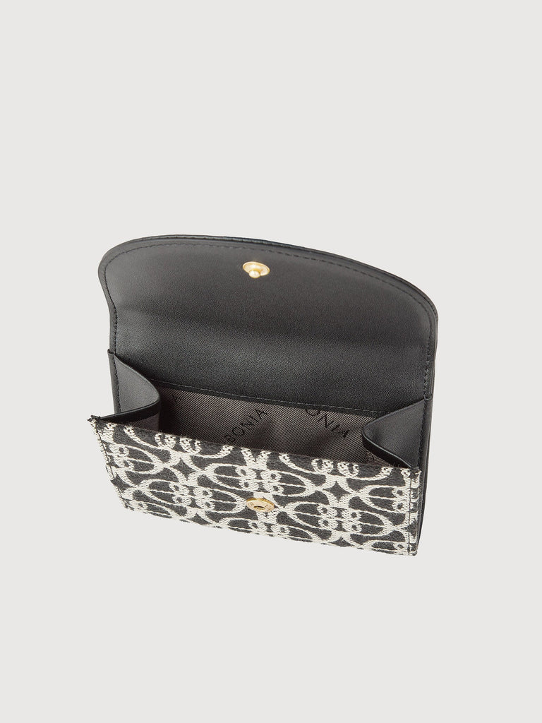 Nadia Monogram 2 Fold Short Wallet - BONIA