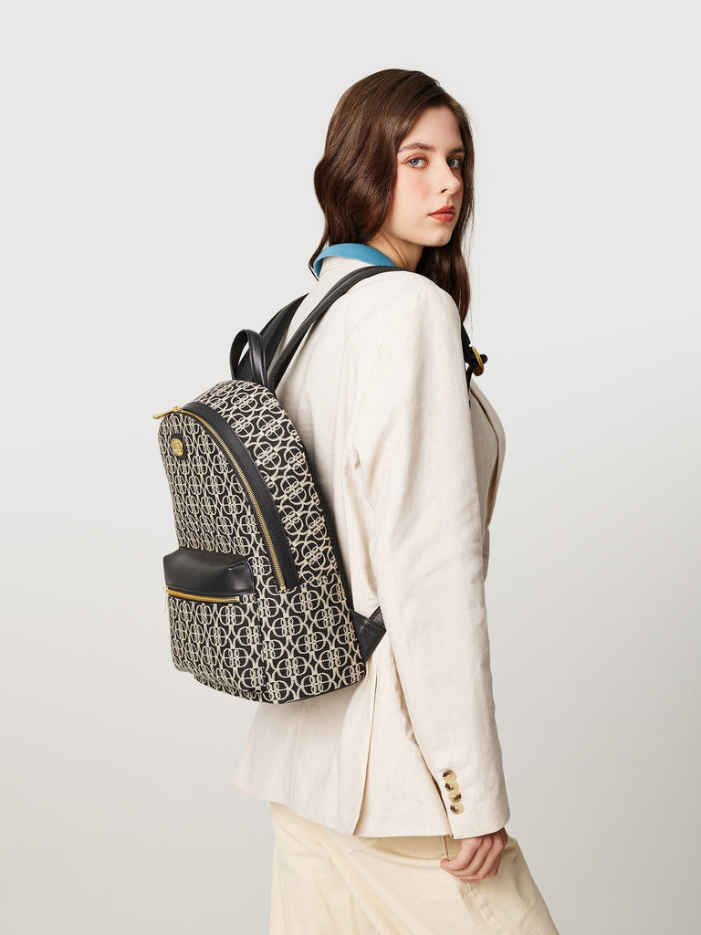 Nadia Monogram Backpack - BONIA