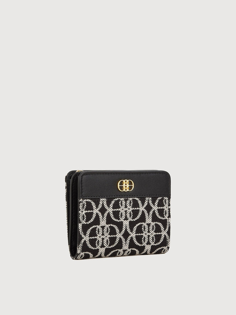 Nadia Monogram Bifold Short Wallet - BONIA