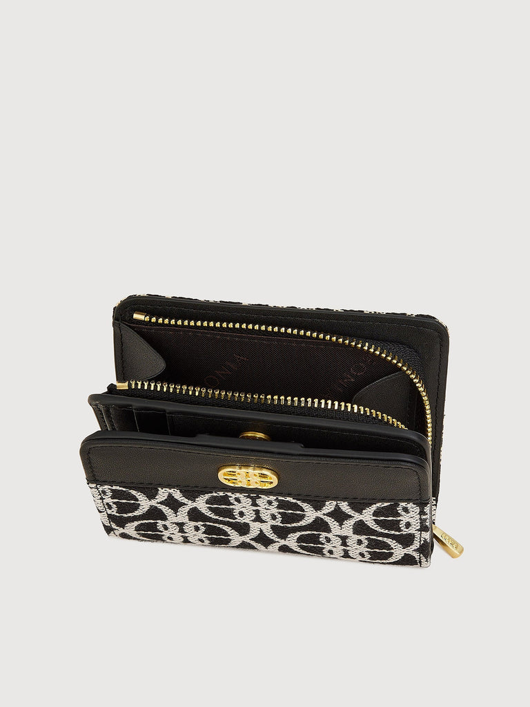 Nadia Monogram Bifold Short Wallet - BONIA