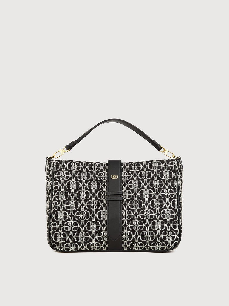 Nadia Monogram Satchel Bag - BONIA