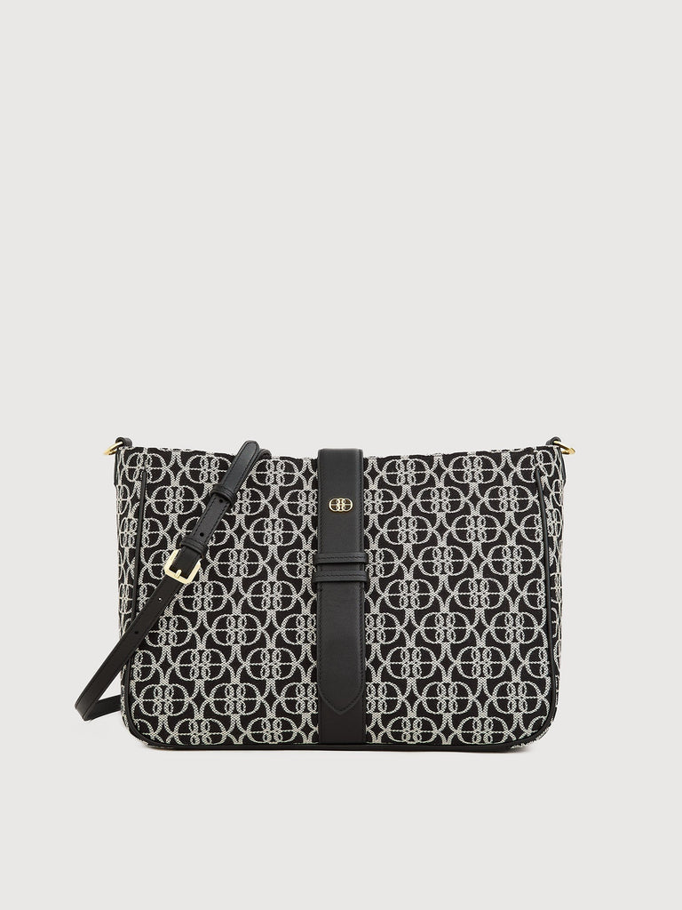 Nadia Monogram Satchel Bag - BONIA