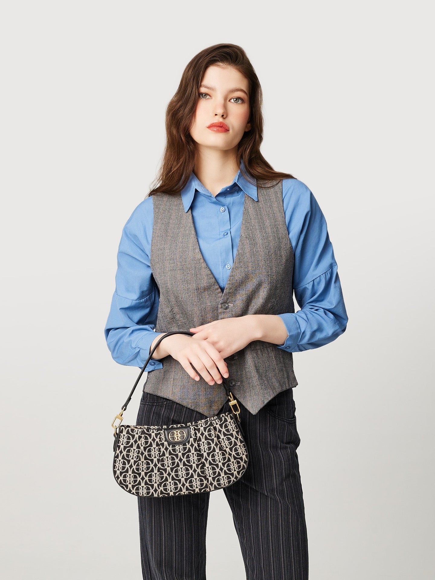 Nadia Monogram Shoulder Bag – BONIA International