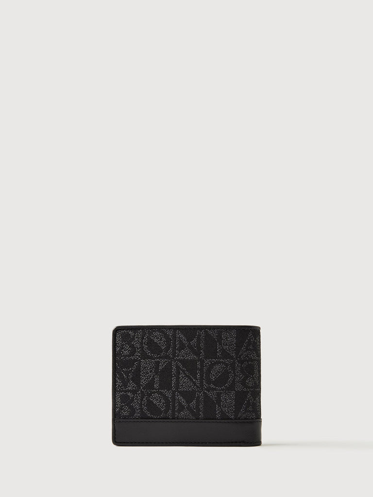 Nathan Monogram Flap Cards Wallet with Coin Compartment - BONIA