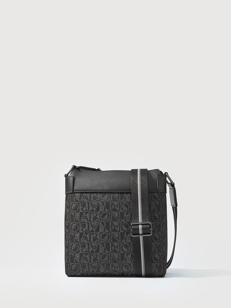 Nathan Monogram Messenger Bag - BONIA