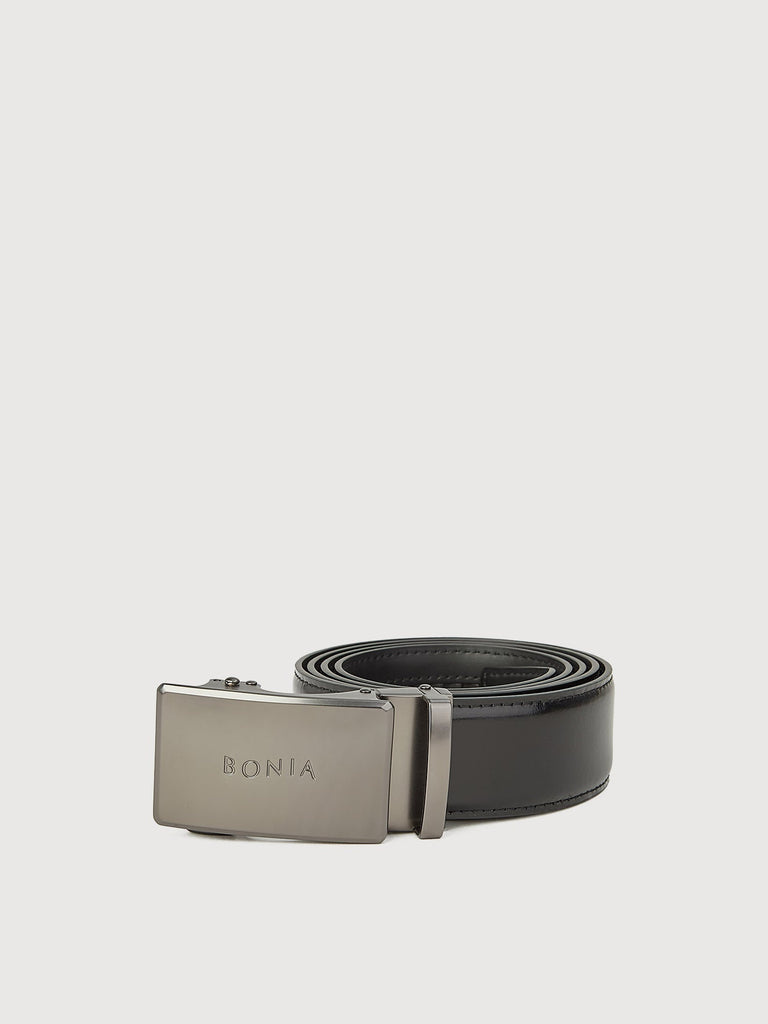 Nello Sirp Leather Belt with Gunmetal Auto Lock Buckle - BONIA