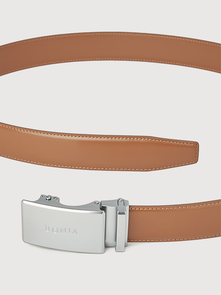 Nello Sirp Leather Belt with Nickle Auto Lock Buckle - BONIA