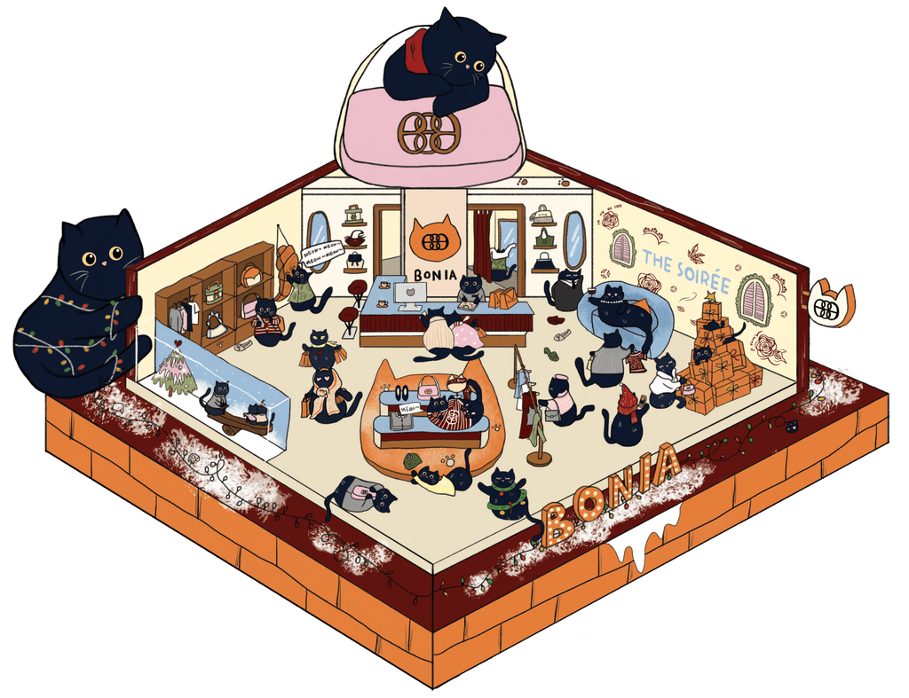 [NOT FOR SALE] Soirée 3D Sticker - BONIA