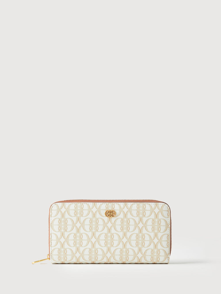 [PRE ORDER] La Luna Monogram Long Zipper Wallet - BONIA