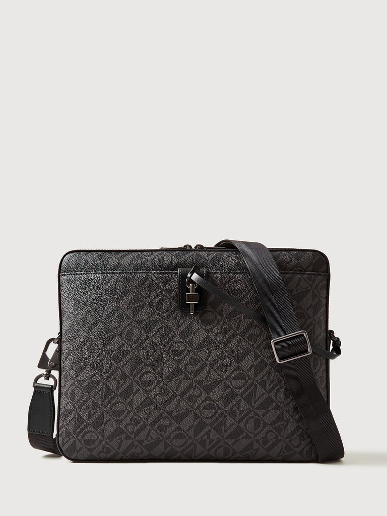 Sandrino Monogram Large Messenger Bag - BONIA