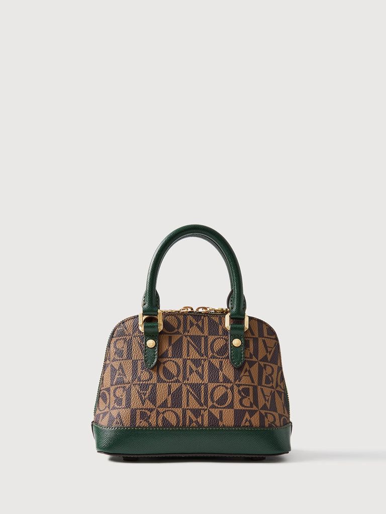 Siria Monogram Mini Satchel Bag - BONIA