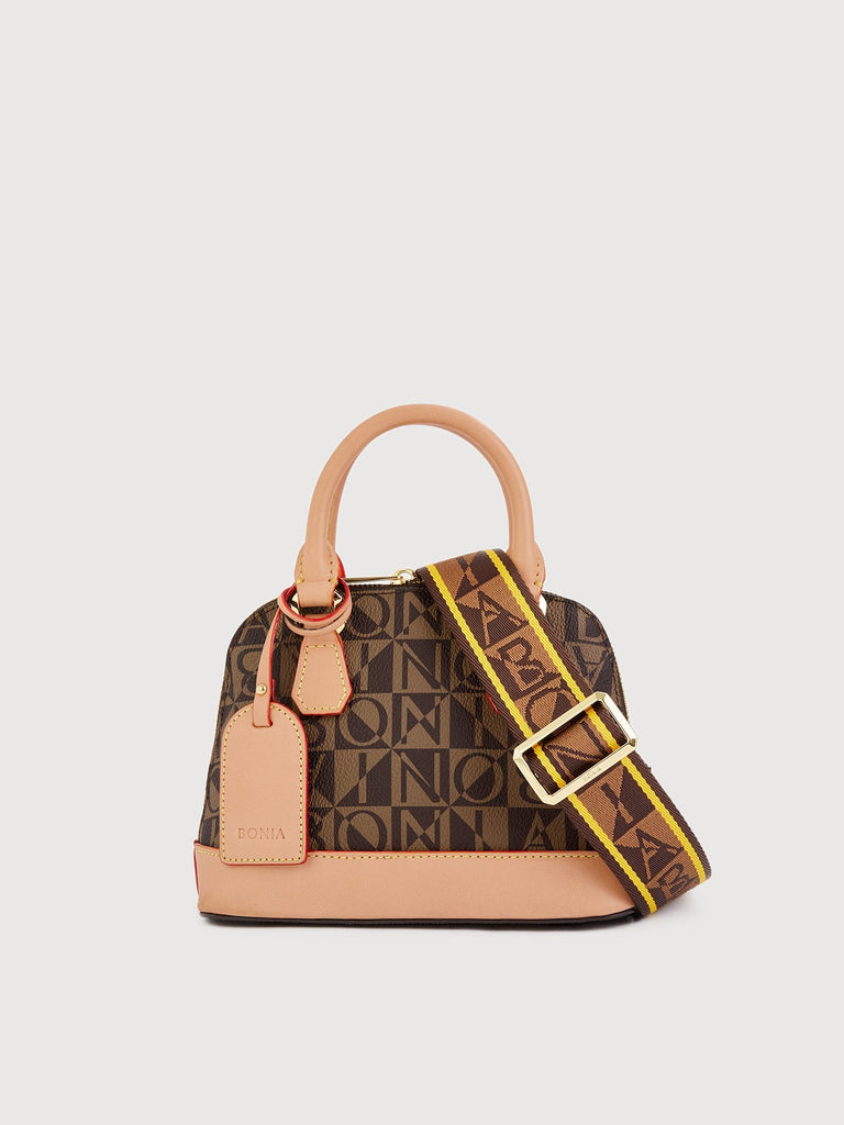 Veronica Monogram Mini Satchel Bag - BONIA