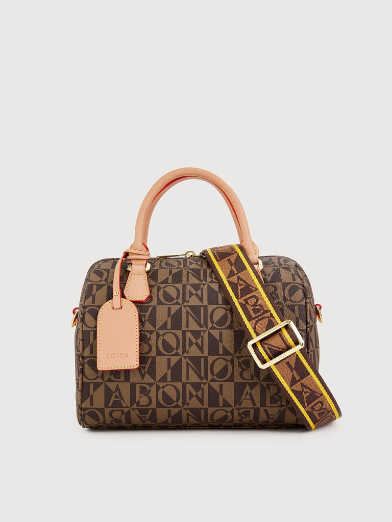 Veronica Monogram Satchel Bag 2 - BONIA