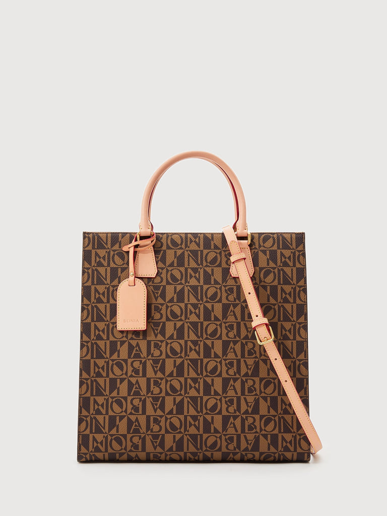 Veronica Monogram Satchel Bag - BONIA