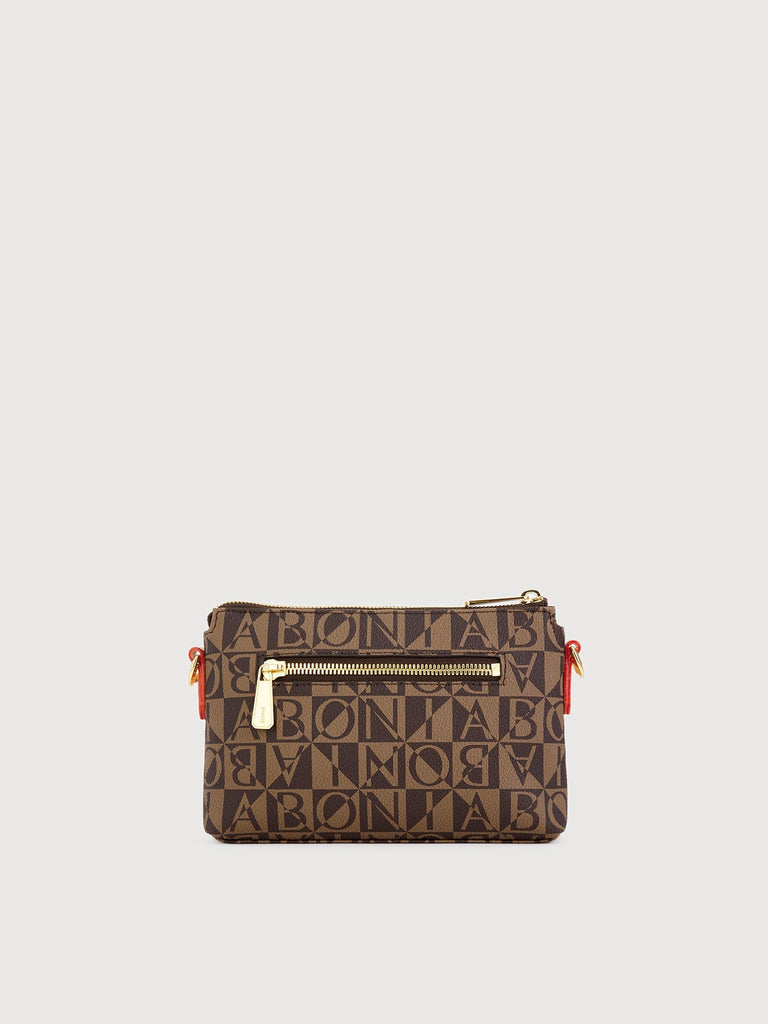 Veronica Monogram Small Satchel Bag - BONIA