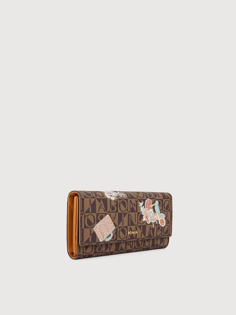 Wanderer Monogram Long Wallet - BONIA