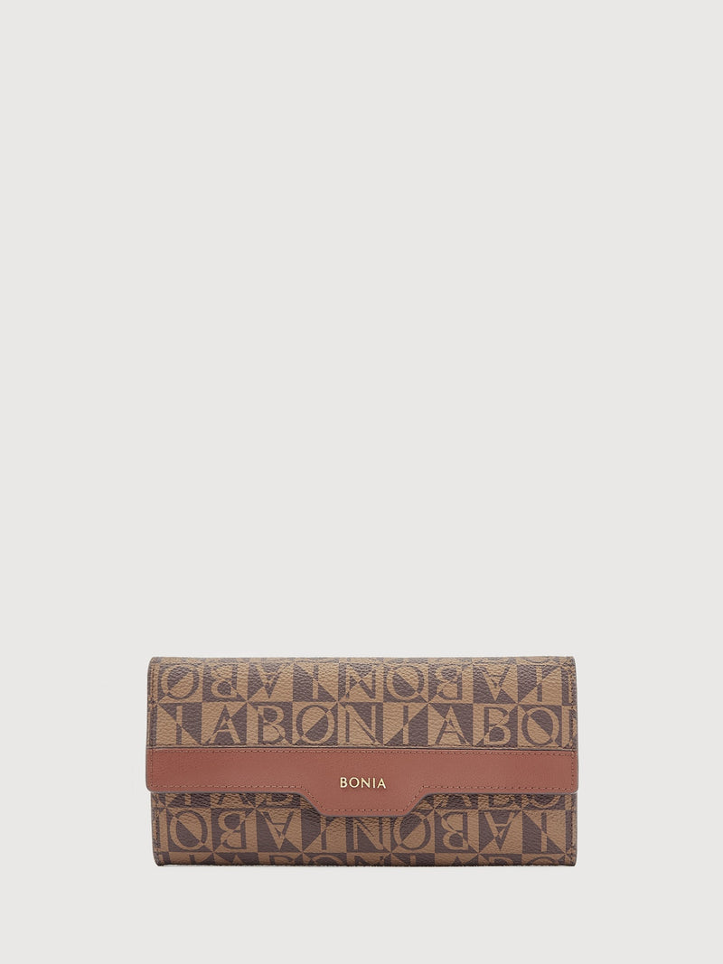 Ciccio Monogram 3 Fold Long Wallet - BONIA