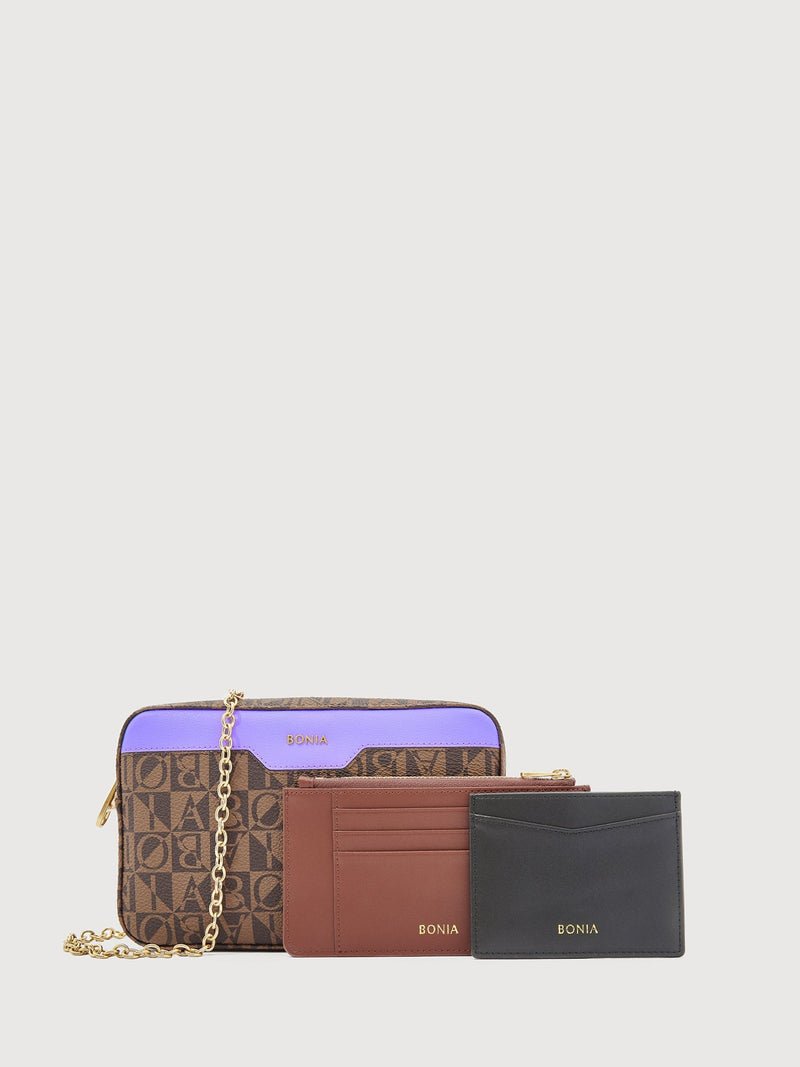 Ciccio Monogram Sling Bag With Card Holder - BONIA