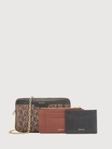 Ciccio Monogram Sling Bag With Card Holder - BONIA