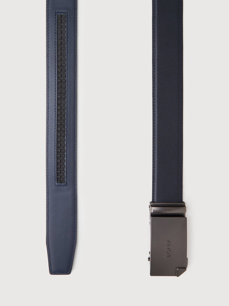 Colt Non-Reversible Leather Belt with Gunmatte Autolock Buckle - BONIA