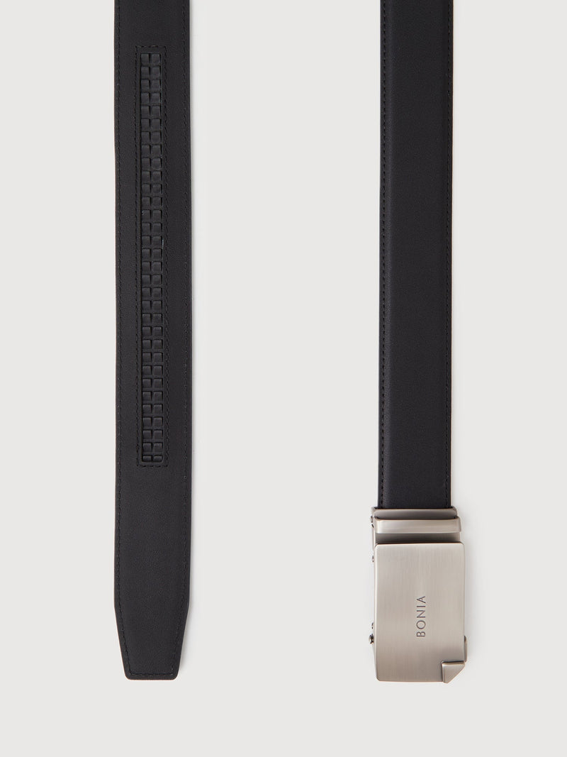 Colt Non-Reversible Leather Belt with Nickel Autolock Buckle - BONIA