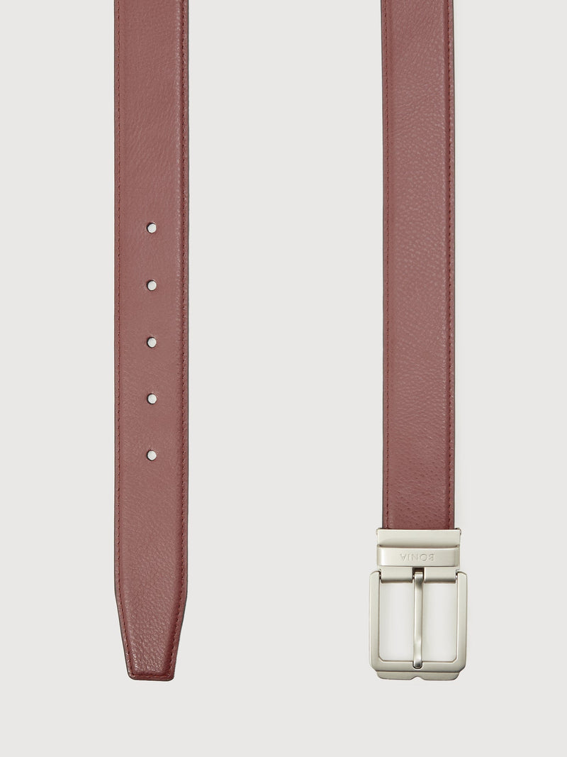 Colt Non-Reversible Leather Belt with Nickel Buckle - BONIA