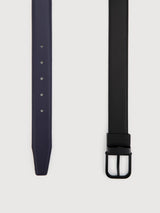 Colt Reversible Leather Belt with Gunmetal Buckle - BONIA