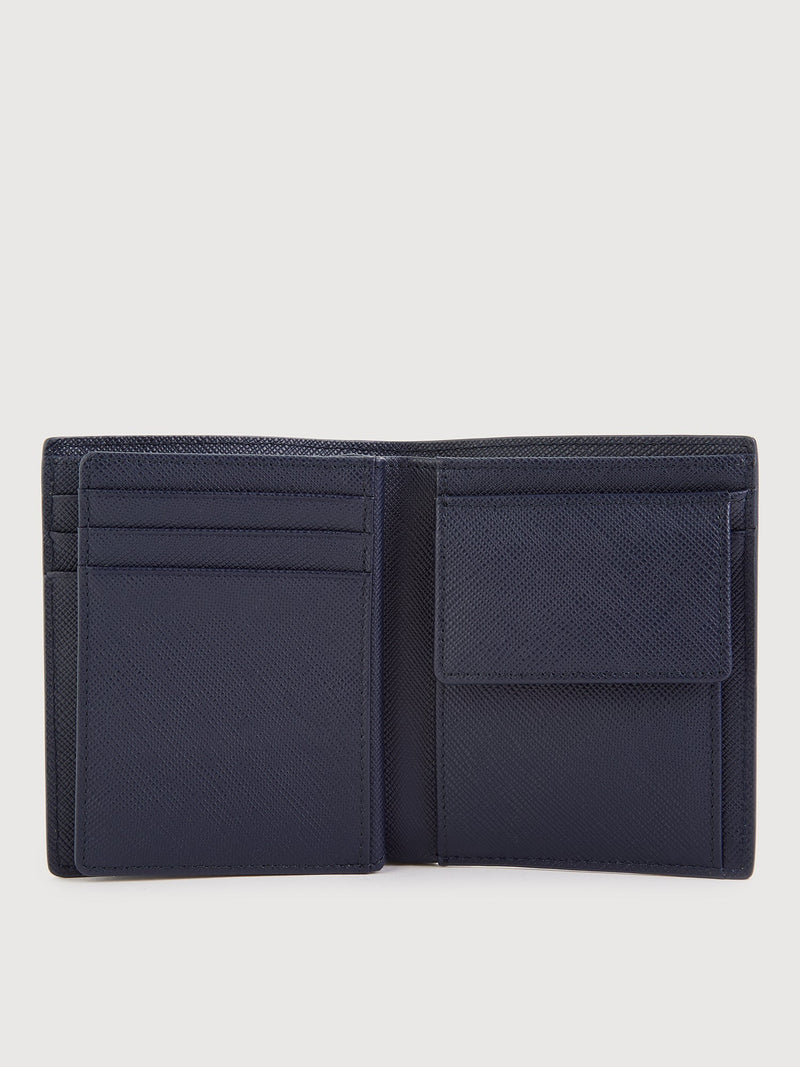 Luigi Vertical Wallet with Coin Compartment - BONIA