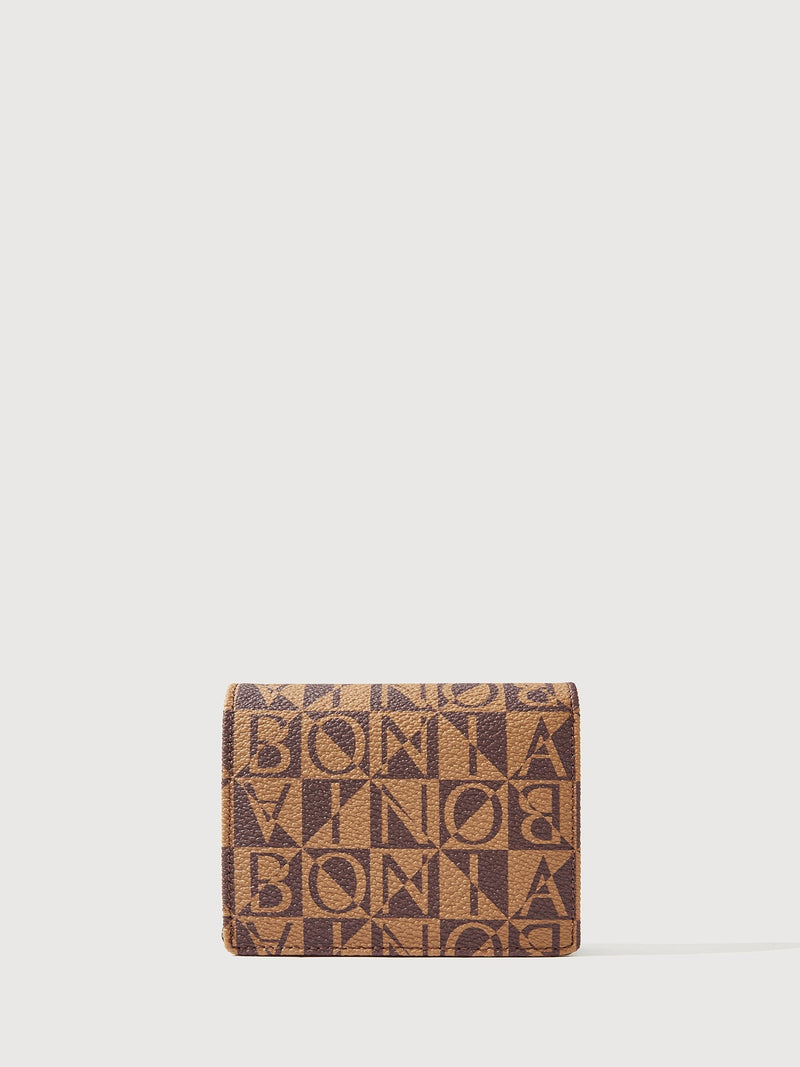 Lydia Monogram 3 Fold Short Wallet - BONIA