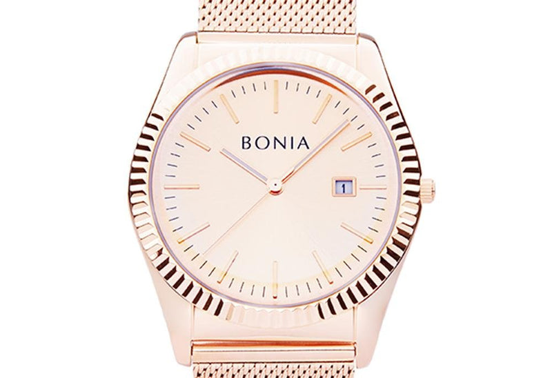 Rose Gold Caprice Men's Watch - Bonia